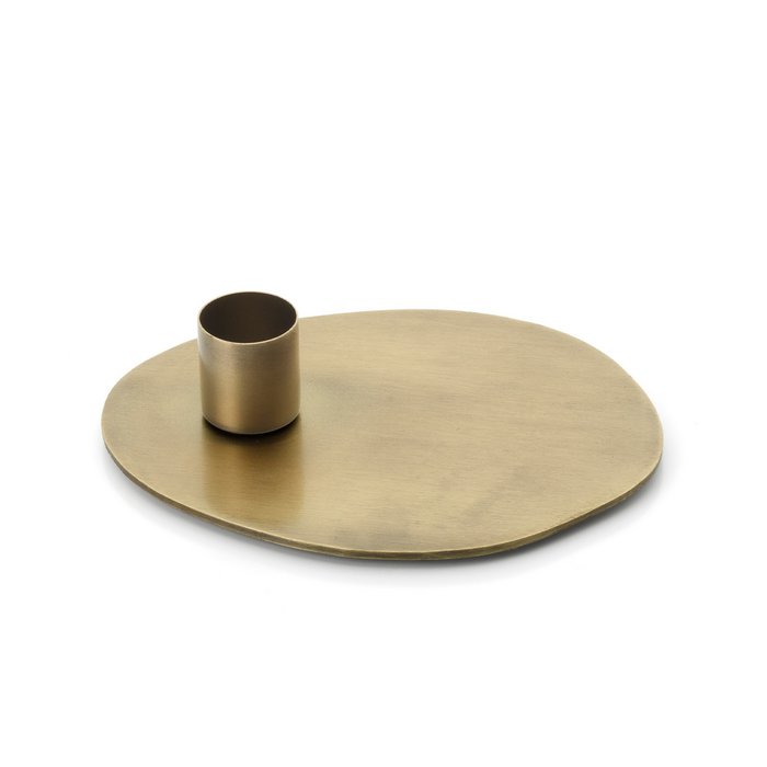 De Glowpad Kaarsenhouder - Goud - S