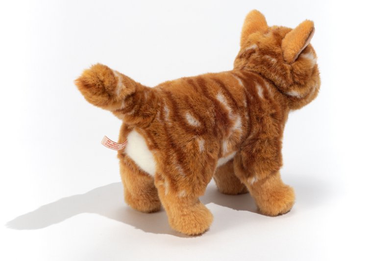 Cat standing red mackerel 20 cm - plush toys - soft toys