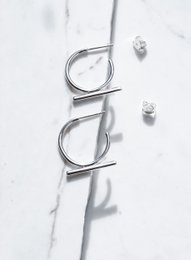 POLE HOOPS EARRINGS