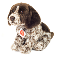 German wirehaired pointer puppy 30 cm - plush toy - soft toy