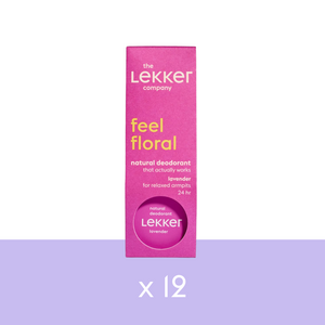 Deodorant cream - feel floral (x12)