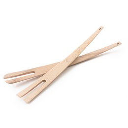 Magnetiske salatgafler i træ