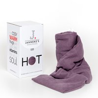 Wärmeschal Dusty Purple | 70cm | Bio-Leinsamen