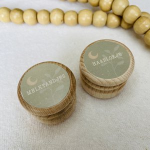 Storage box Green - Baby teeth & locks of hair