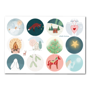 Christmas sticker sheet