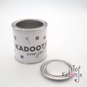 Gift tin 250ml Gift for you (Sinterklaas)