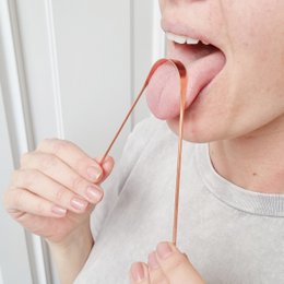 LIMPIADOR DE LENGUA DE COBRE