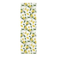 Linen table runner - Lemon
