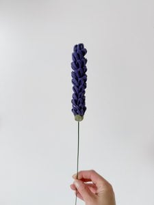 Filzblume Lavendel dunkelviolett