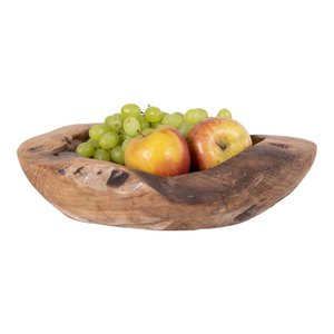 Rio Bowl - Teak, Natural, Ø30x10 cm
