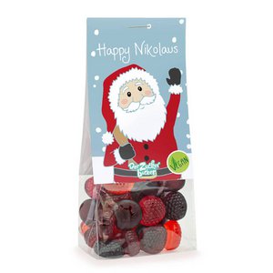 Snackzakje Happy Santa Claus fruitgom vegan