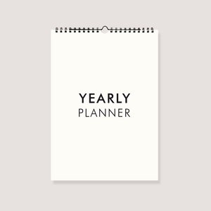 Yearly Planner - A3 - Always constant annual calendar