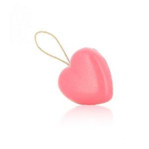 Soap heart on rope red 95g. - valentine