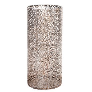 Umbrella stand cylindrical purley silver -colored H. 50 cm, Ve 2