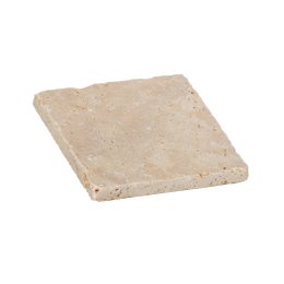 Travertine square 10 x 10 cm, 3 different shades: light, noce and gold