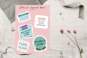 Sticker-Sheet for Empowered Women - Feminist Stickers