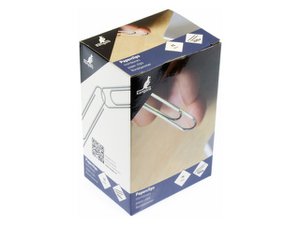 Paper clips Kangaro 75 mm round box 100 pieces, galvanized