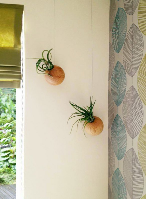 Hanging Sphere - Light Oak