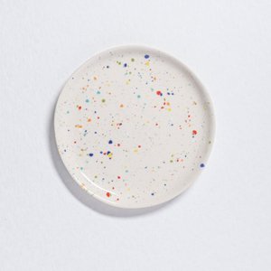New Party Bread Plate 17cm White