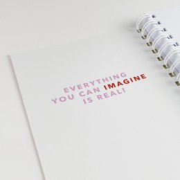 Plan Your Work A5 Planner - Pink