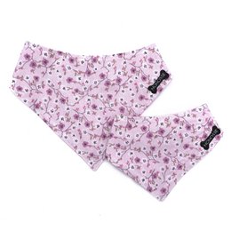 Dwustronna chustka "la vie en rose" liberty/różowa