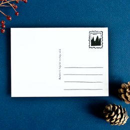 Adventskalender Postkarte Waldtiere A6