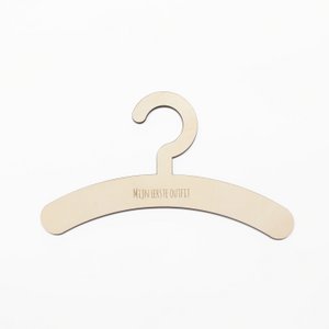 Houten kledinghanger baby  - Mijn eerste outfit
