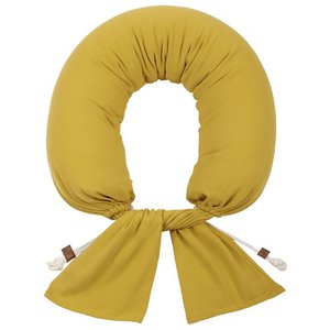 KANGOO BIO zacht biologisch katoenen KUSSEN voor MOEDERS en BABY, Mosterd