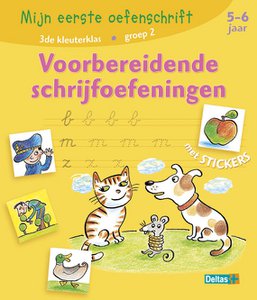 Mijn eerste oefenschrift met stickers - Schrijfoefeningen (5-6 j.)