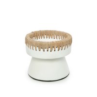 The Pretty Candle Holder - Wit Naturel - S