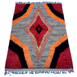 Tapis Moelleux Berbère Cornell Rouge