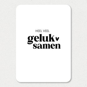 Karte | Viel Glück zusammen
