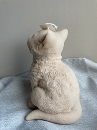 Świeca CAT XL | Świeca z rzeźbą zwierząt | Silke-Amsterdam