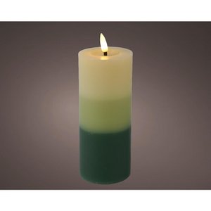 LED-Kerzenflammeneffekt Farbverlauf 11 cm grün
