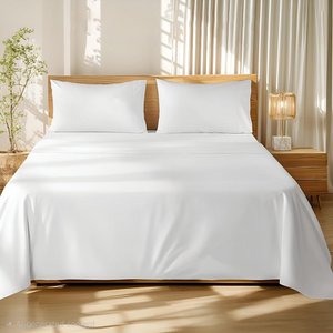 Bedsheet Set - Glace Cotton 220 TC - King Size (90x90") - 3-Piece Pack