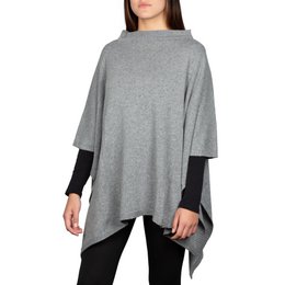 JULY - Poncho rectangular en mezcla de cashmere