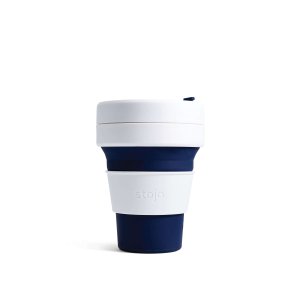Stojo - Pocket Cup 355 ml Indigo - Blauw