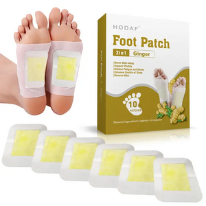 2 in 1 - detox ginger foot patches 10 pieces