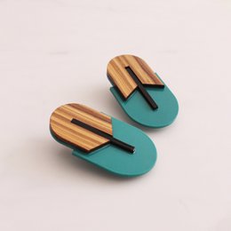 Cellulose acetaat Goliath oorbel