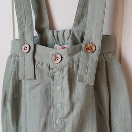 Unisex Romper / 100% økologisk dobbelt gaze bomuld