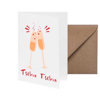 Grußkarte Viele Kerzen - heller Schein