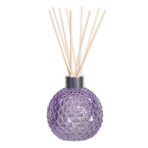 Leeres Diffuser Glas - Diffuser & 50 Rattan Reeds - Lila