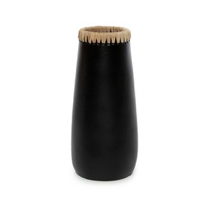 The Sneaky Vase - Zwart Naturel - L
