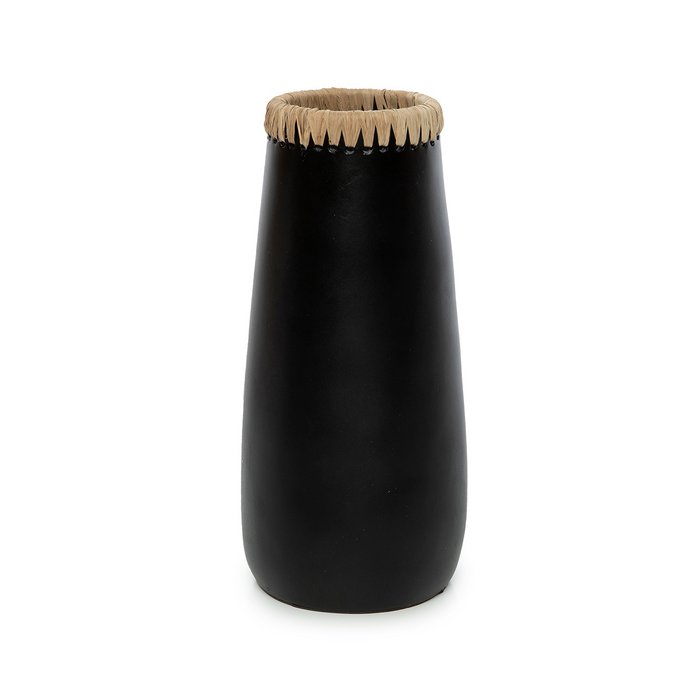 The Sneaky Vase - Zwart Naturel - L
