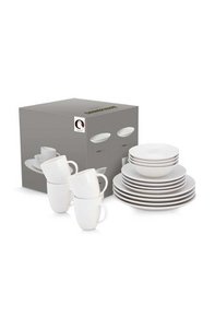 Set/16 Dinnerware Raw White
