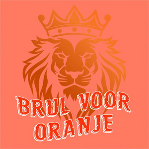 Tegeltje 'Brul voor oranje'