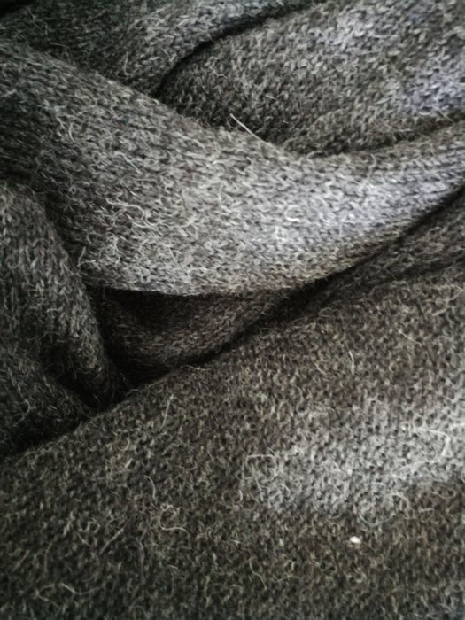 Alpaca Scarf XL Stormy Night Grey