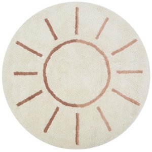 Teppich Halina - Ø130 cm - Elfenbein