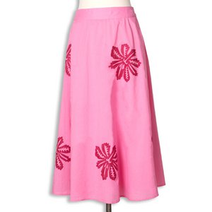 Rubicon Bloom Pinker Rock with pink embroidery