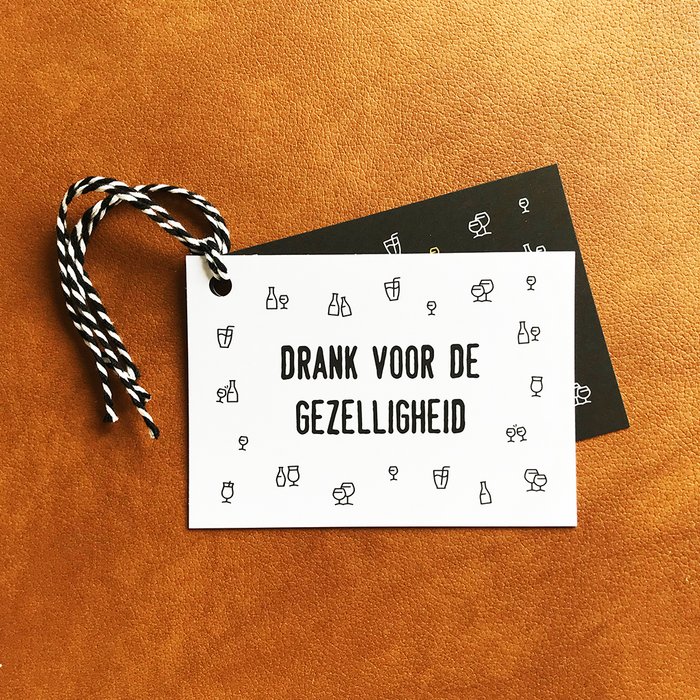Drank voor de gezelligheid kaartjes